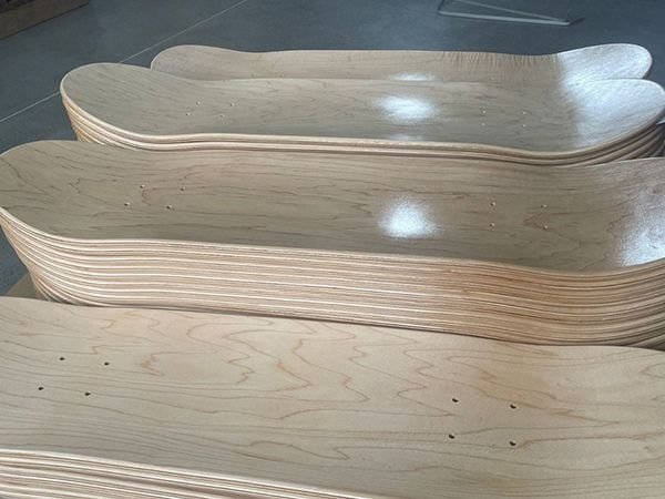 skateboard deck finished